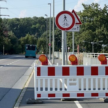 Baustellen und Radfahren