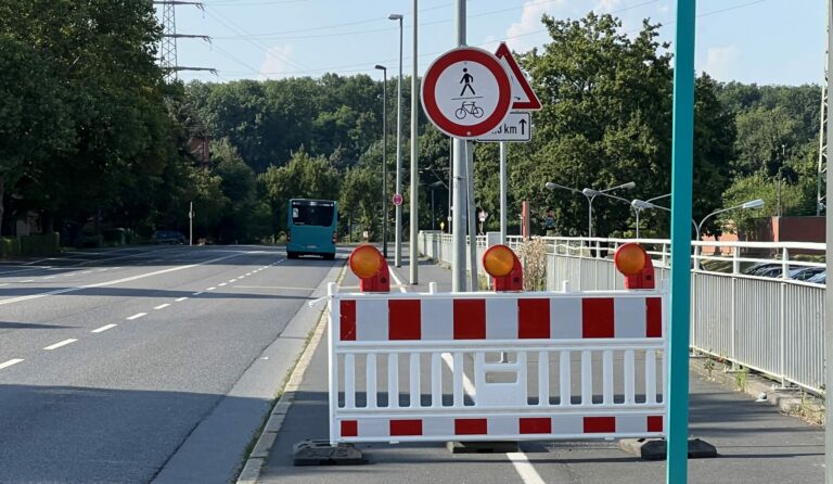 Baustellen und Radfahren
