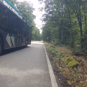 Überholen von Radfahrern